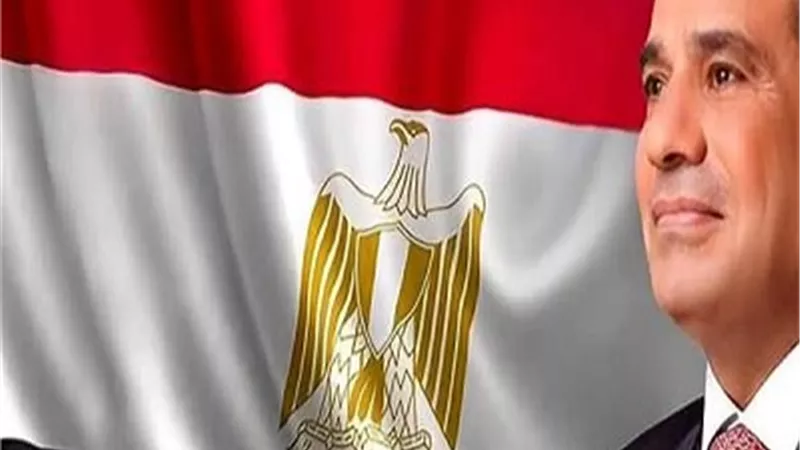 السيسي يصل مسجد السيدة نفسية لأداء صلاة الفجر