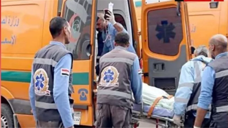 مصرع ٤ وإصابة ١١ فى انقلاب سياره ببنى سويف