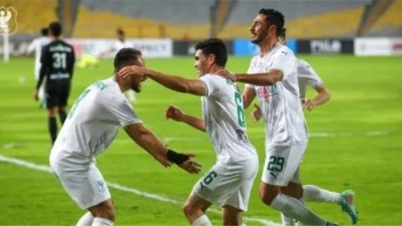 التعادل الايجابي يحسم الشوط الاول بين المصري والبنك الاهلي