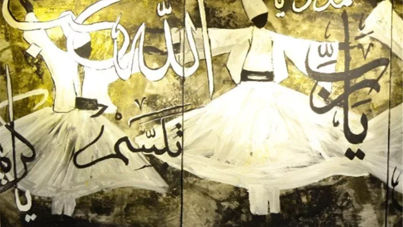 بالصور.. حضرة مولانا معرض فني بالقاهرة