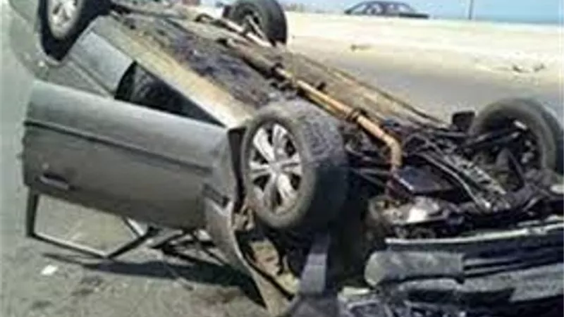 مصرع وإصابة 4 إثر انقلاب سيارة بطريق إسكندرية الصحراوى
