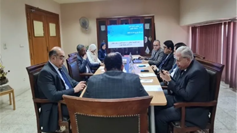 نادي جامعة حلوان يعقد اجتماعه الدوري لمناقشة خطط التطوير والأنشطة