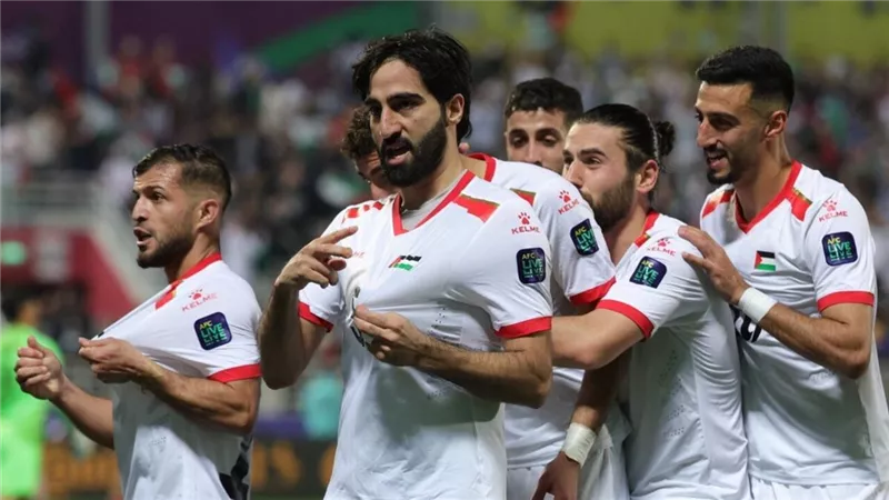 تصفيات المونديال| العراق يتقدم على فلسطين بهدف في الشوط الأول
