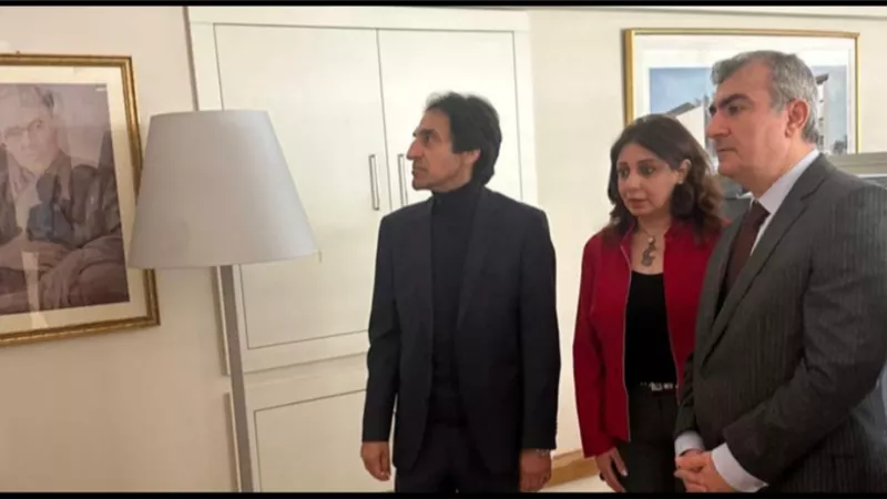 رانيا يحيى تستقبل السفراء العرب بالأكاديمية المصرية بروما