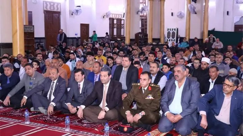 محافظ دمياط يشهد إحتفالية الأوقاف بليلة القدر