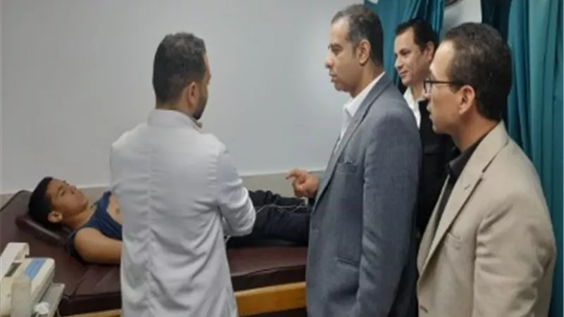 رياضة القليوبية تجري الفحوصات الطبية الشاملة للاعبي المصارعة