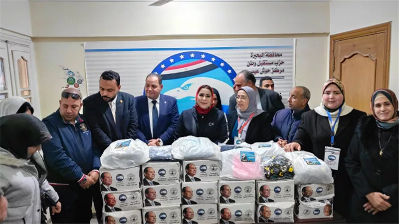 أمانة المرأة بمستقبل وطن تنهى جولاتها لتوزيع الهدايا بالبحيرة