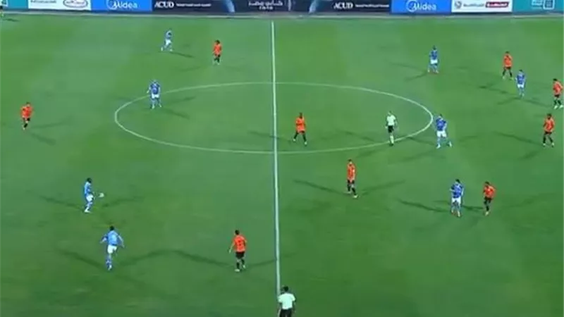 ثلاثية لبيراميدز في مرمى البنك الأهلي بالشوط الأول