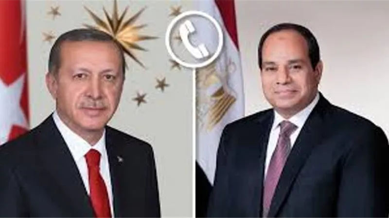 السيسي يتلقى اتصالا هاتفيا من أردوغان ويتبادلان التهاني بمناسبة عيد الفطر المبارك