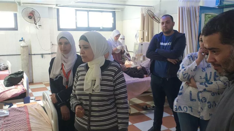 زياره مفاجئه لمستشفى الحميات ببنى سويف