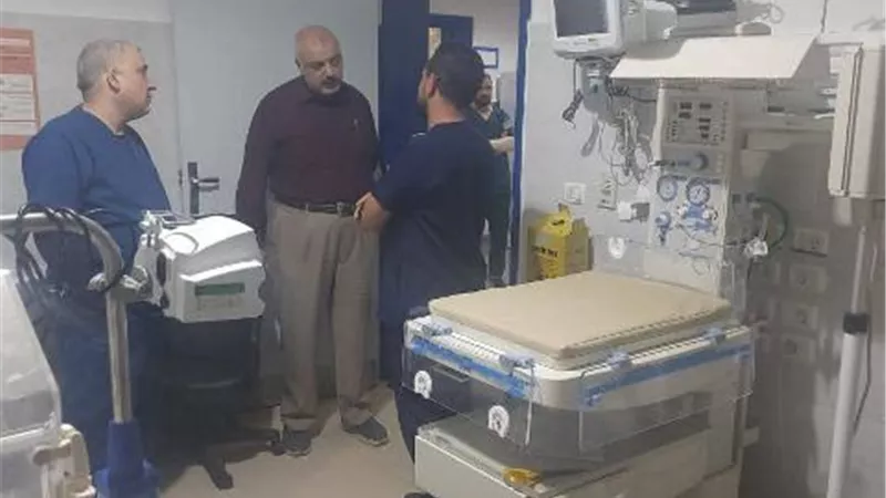 رفع درجة الاستعداد القصوي بمستشفي ابورديس المركزي استعدادا للعيد