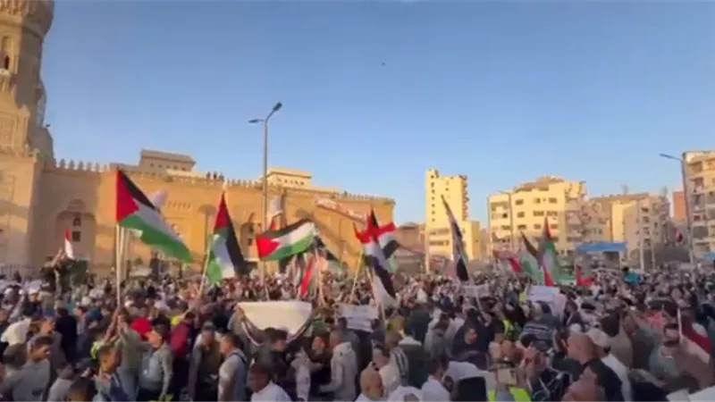 أهالي القاهرة في وقفات حاشدة: دعم الرئيس واجب على كل مصري