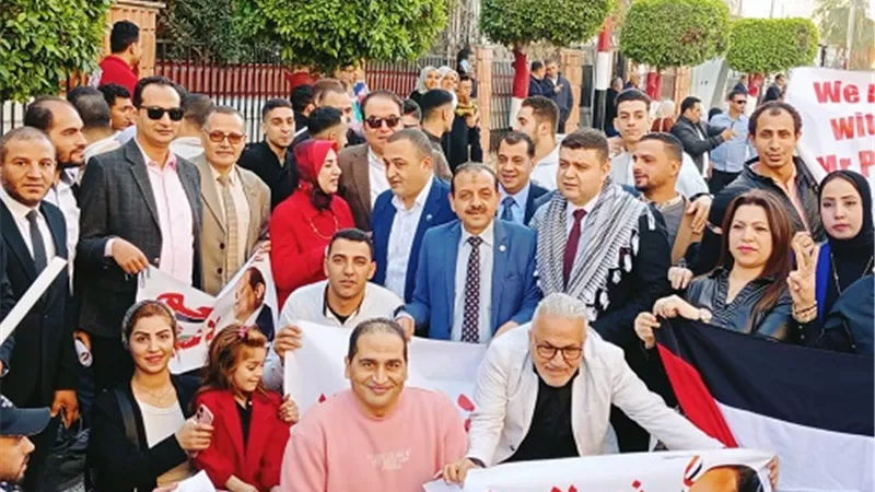 وقفة تضامنية للشراقوة لمناصرة الشعب الفلسطينى