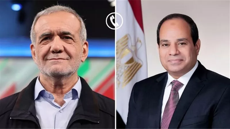 الرئيس السيسي لنظيره الإيراني: حريصون على خفض التصعيد الإقليمي