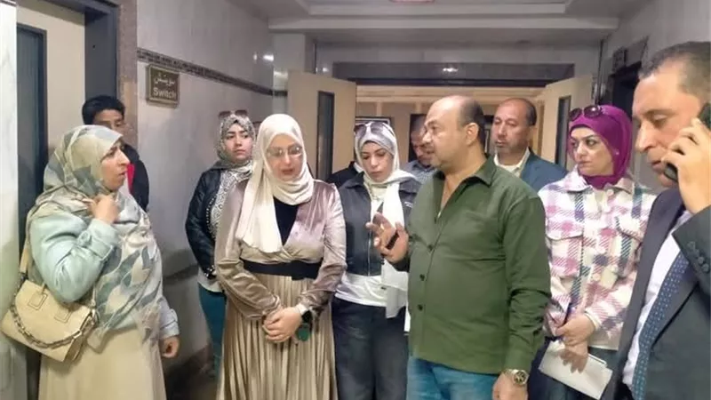سكرتير عام دمياط يتفقد المنشآت الصحية بكفر سعد