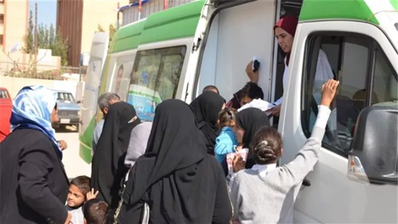 قوافل طبية مجانية بشوارع مدن دمياط ورأس البر