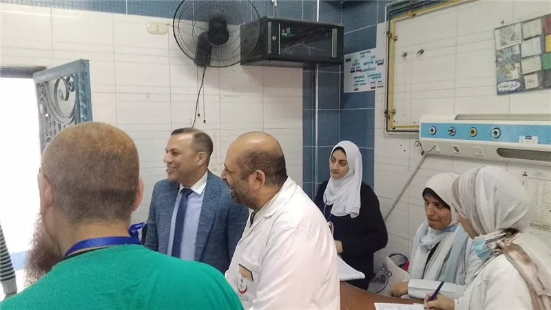 وكيل صحة البحيرة يتفقد مستشفى الرحمانيه