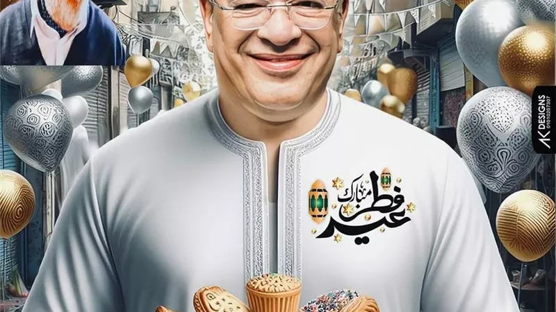 صلاح عبدالله يداعب متابعيه فى العيد .. شاهد