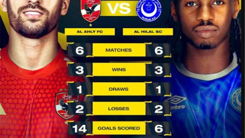 التفاصيل الكاملة لمباراة الأهلي والهلال فى ربع نهائي دوري الأبطال