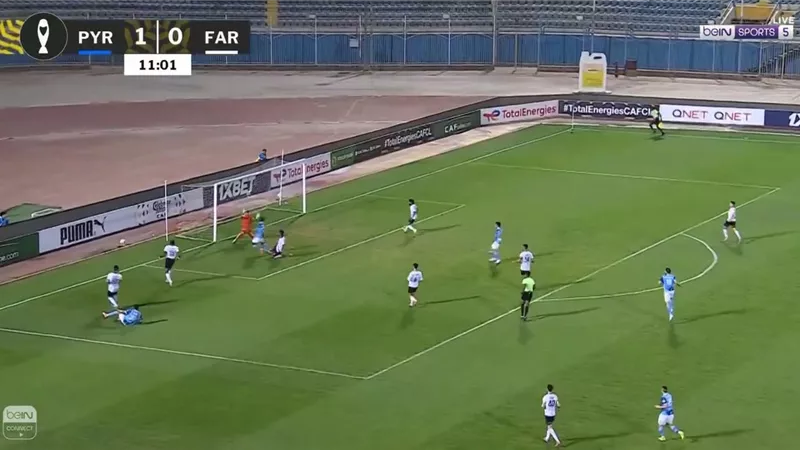 شاهد بالفيديو.. الهدف الثانى لبيراميدز أمام الجيش الملكي