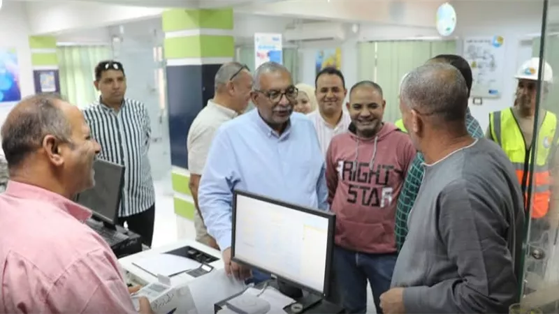 رئيس مياه المنيا يتفقد محطات المياه والصرف الصحي بابو قرقاص