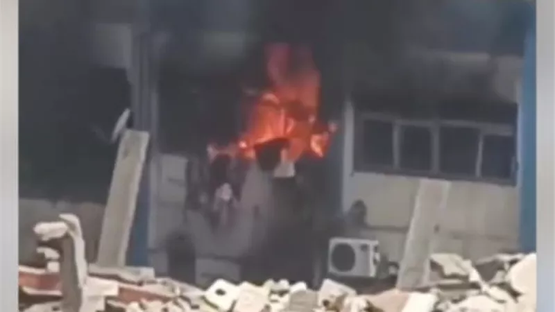 مقتل 16 فلسطينيا فى غارة إسرائيلية على عيادة تابعة 