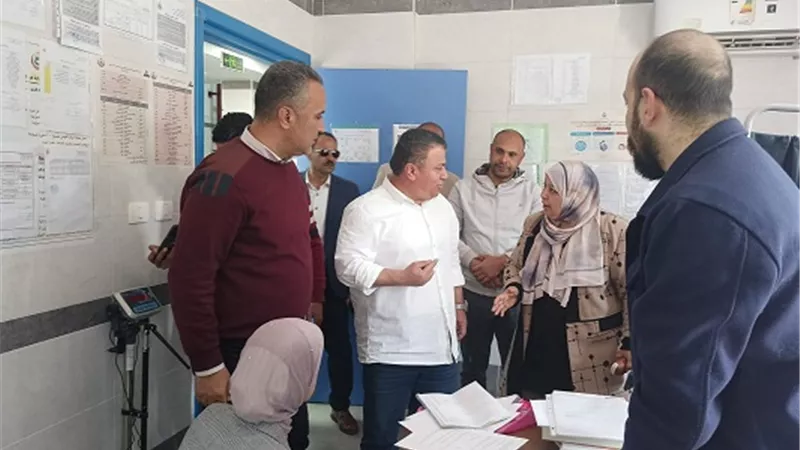 متابعة مستمرة لسير العمل بالمرافق العامة والخدمات في البحيرة
