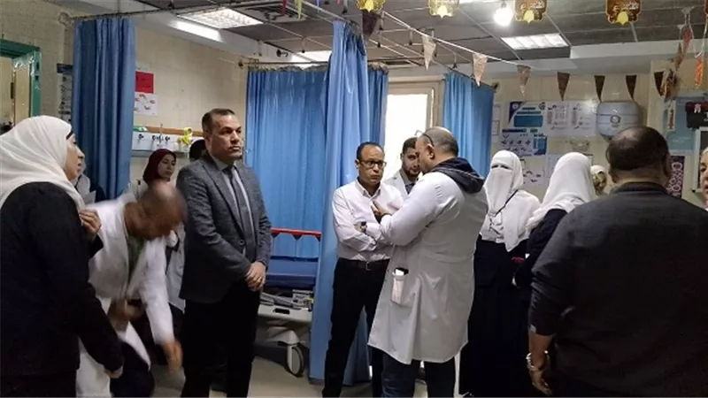 رئيس قطاع الطب العلاجي يتفقد مستشفى ايتاي البارود المركزي