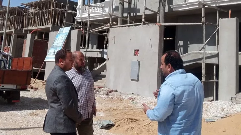 حملات مكثفة ضد مخالفات البناء في 6 أكتوبر