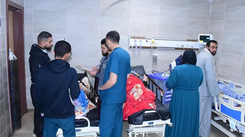 طوارىء جامعة سوهاج تستقبل ١٣٠٢ حالة خلال عطلة عيد الفطر
