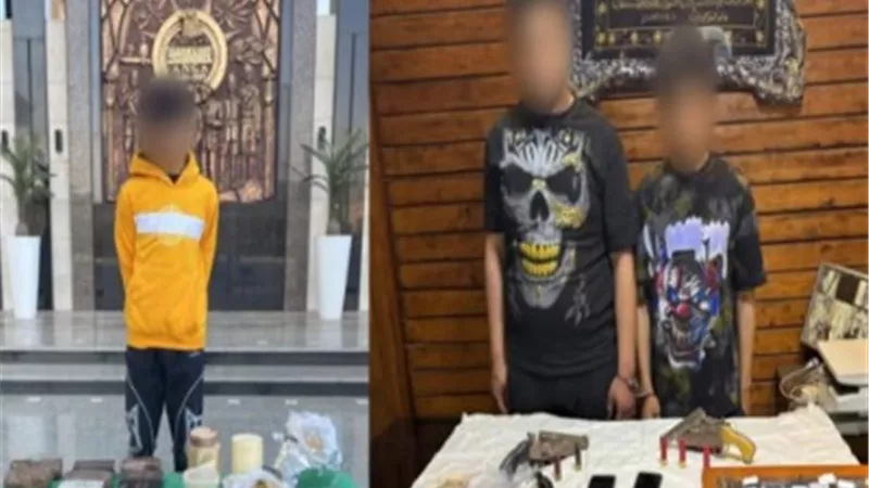 ضبط 3 أشخاص بحوزتهم 8 كيلو حشيش مخدر بشبرا الخيمة