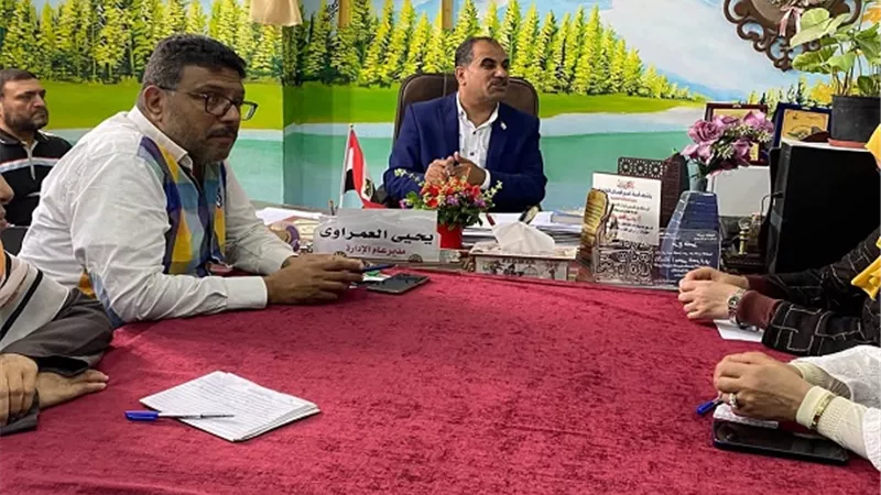 مدير تعليم الخانكة يطالب بزيادة المساحات الخضراء بالمدارس