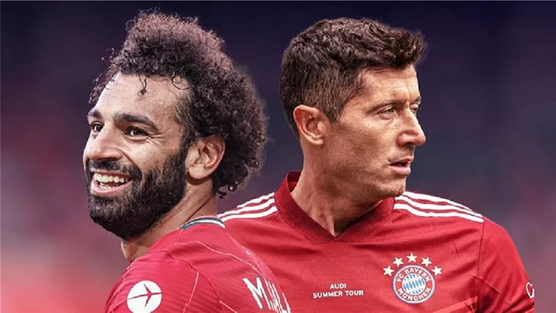 ليفاندوفسكي يطارد صلاح على جائزة الحذاء الذهبي لهذا العام