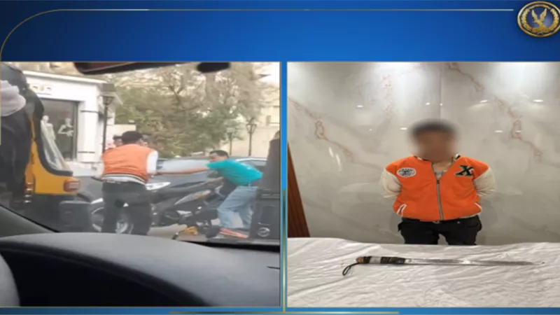 تفاصيل فيديو لمشاجرة بين شخصين بالمعادى