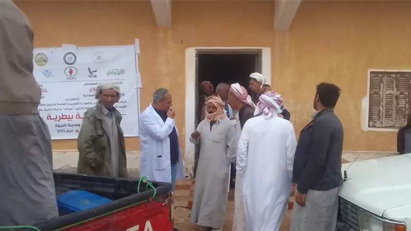 تطعيم ٨٠٠ رأس من الأغنام و الماعز ضد الطفيليات الداخلية بمطروح