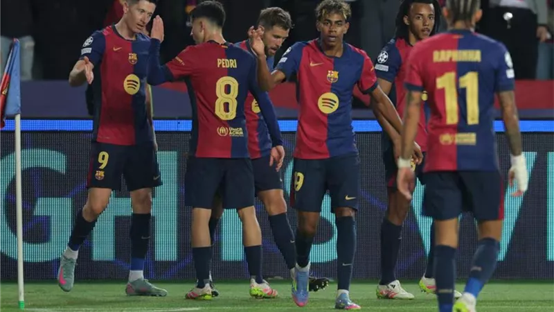 شاهد .. ملخص وأهداف اكتساح برشلونة لدورتموند بدورى الأبطال