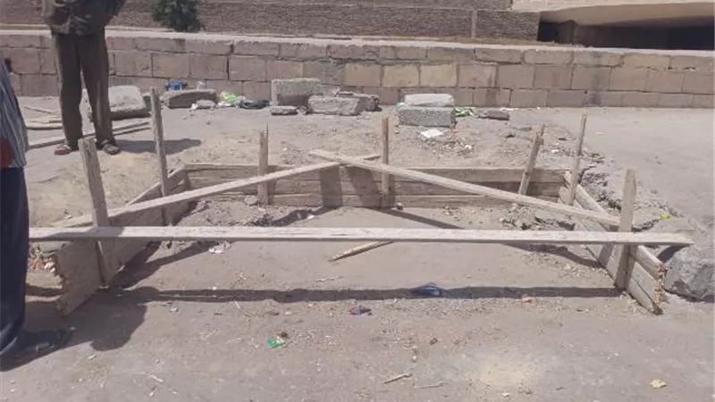 رفع كفاءة الأماكن المخصصة لحاويات القمامة بحى وسط الأقصر