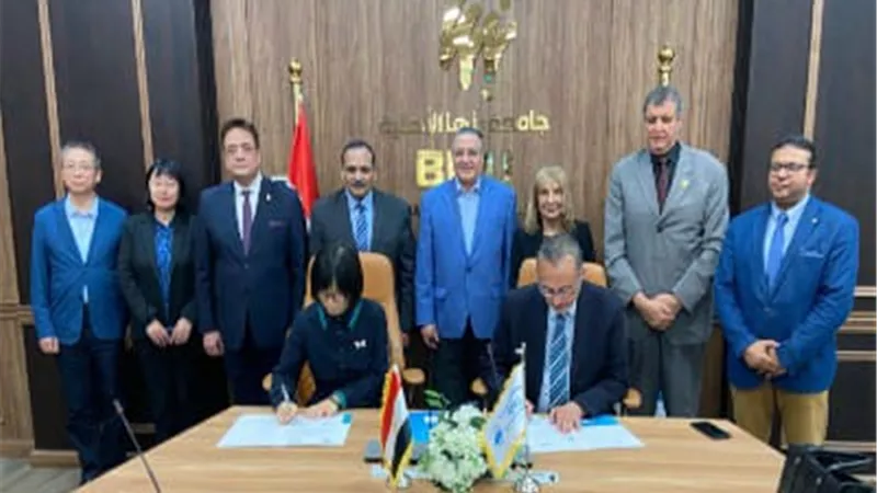 جامعة بنها الأهلية توقع بروتوكول تعاون مع جامعة نانجنج الصينية