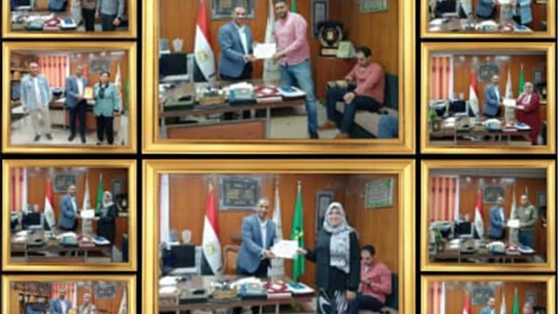 الفرماوي يكرم العاملين المتميزين بالشباب والرياضة بالقليوبية