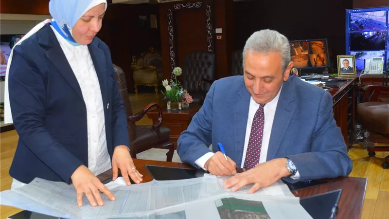 محافظ الغربية يعتمد الأحوزة العمرانية لـ 208 عزبة