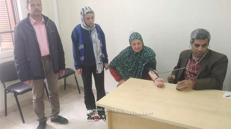 جامعة السادات تنظم قافلة طبية بعزبة عمرو مركز اشمون المنوفية