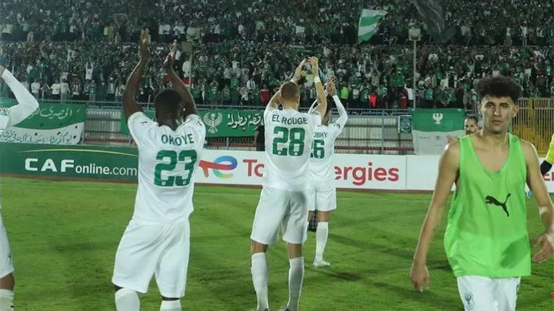 المصري يحافظ على مركزه فى الدوري برباعية فى شباك بتروجت