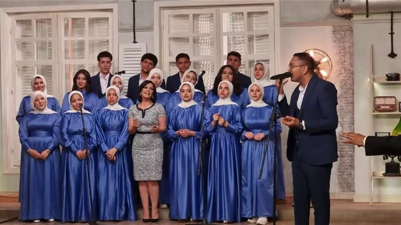 كورال جامعة بني سويف يشارك في برنامج بالفضائية المصرية