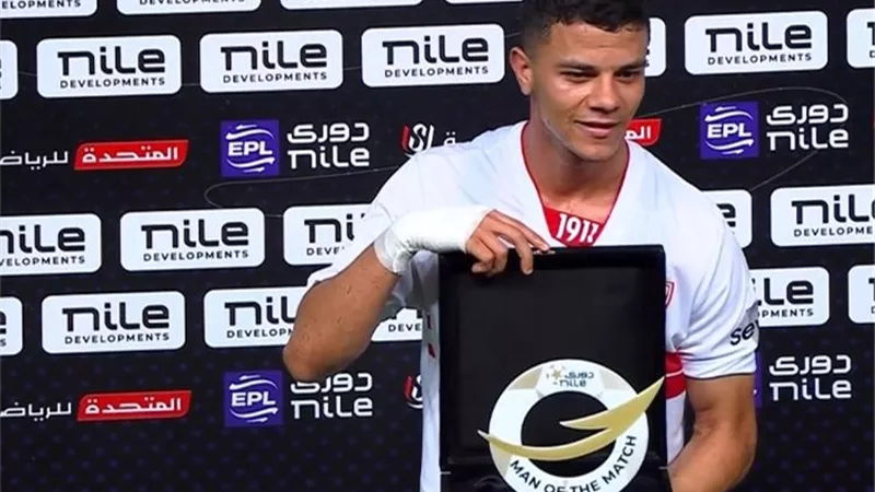 محمد شحاتة رجل مباراة الزمالك أمام الحرس