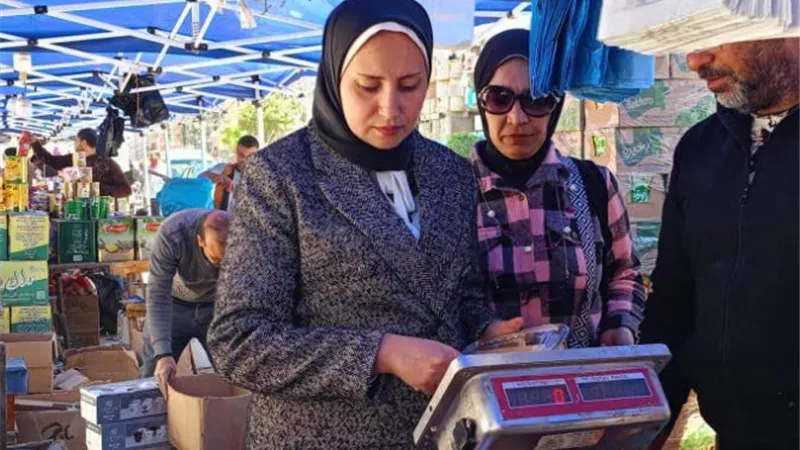نور الهدى تتابع سوق اليوم الواحد بأبويوسف غرب الاسكندرية