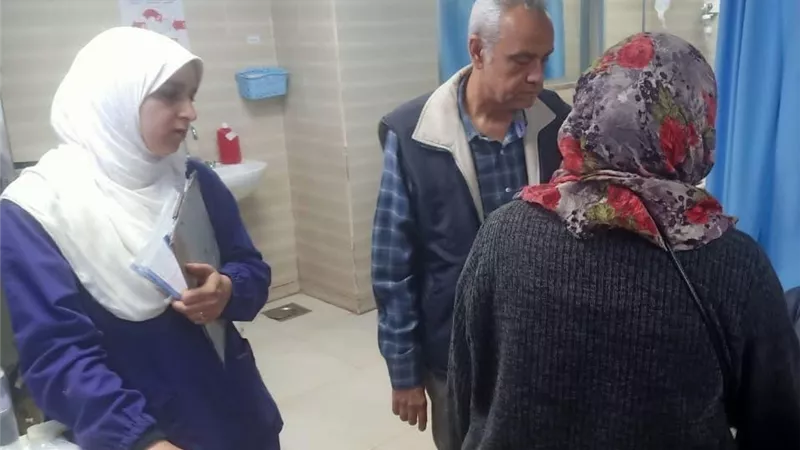 جولة تفقدية لمدير التامين الصحى بمستشفى الفيوم النموذجي