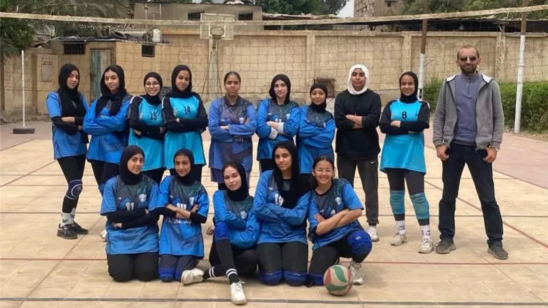 منتخب تعليم دمياط بنات للطائرة يحصد المركز الرابع جمهورية