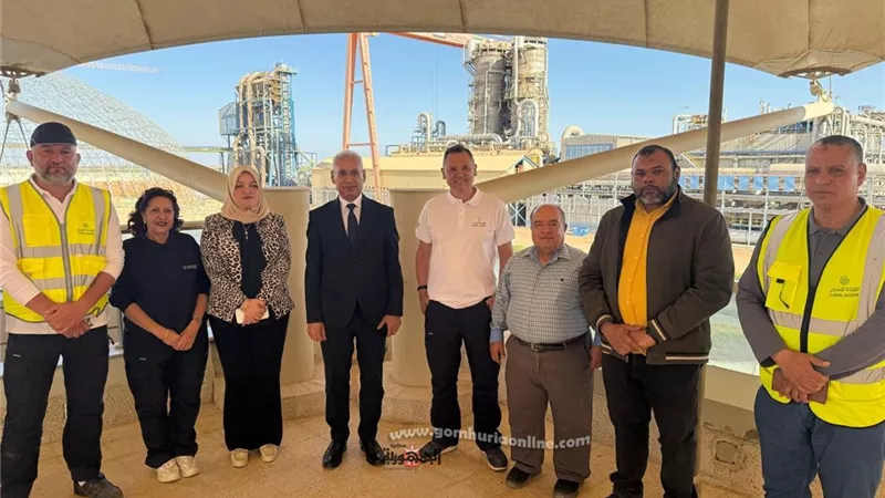 رئيس حامعة المنيا يزور شركة القناة للسكر الشريك الصناعي