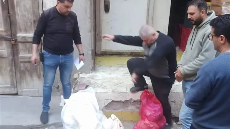 أغذية غير صالحة للإستهلاك الآدمي بأسواق دمياط