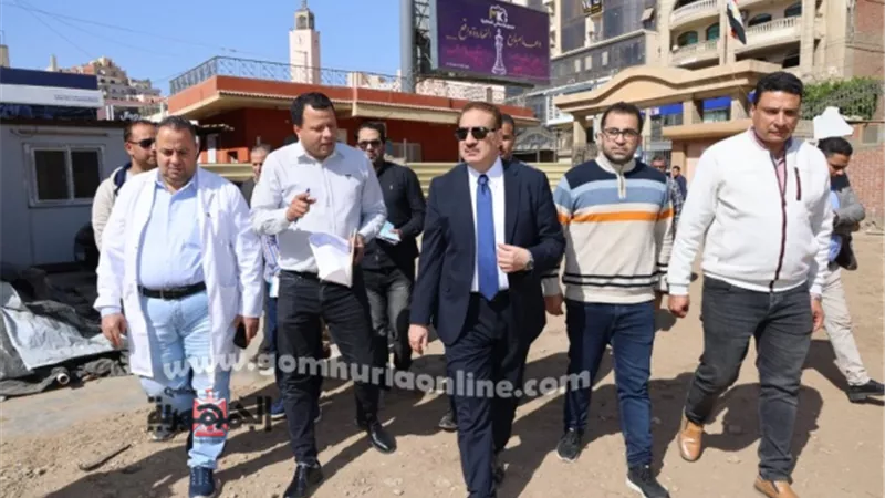 محافظ المنوفية يتابع مشروعات تطوير العاصمة في جولة موسعة ميدانية